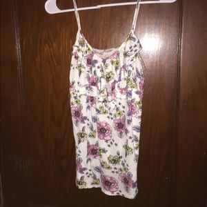 A Strapless Decree Flower Shirt